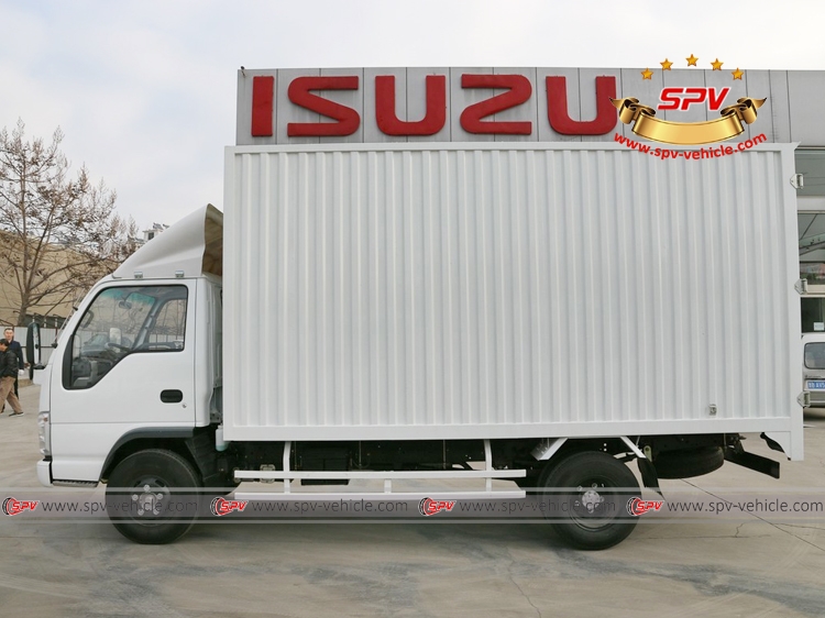 Left Side view of Van Truck ISUZU